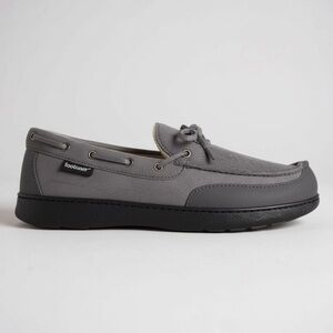 New Isotoner Men's Carter Indoor Outdoor Moccasin Slipper Water Repellent Gift‎